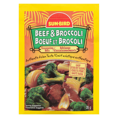 Sun-Bird Seasoning Mix Beef & Broccoli