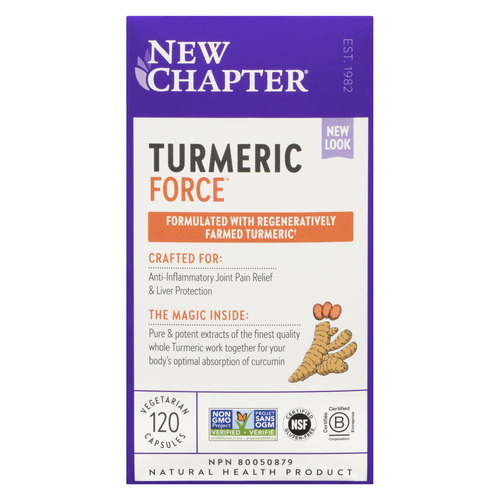 Buy New Chapter Turmeric Force Vegetarian Capsules 120 Count | Sobeys Inc.
