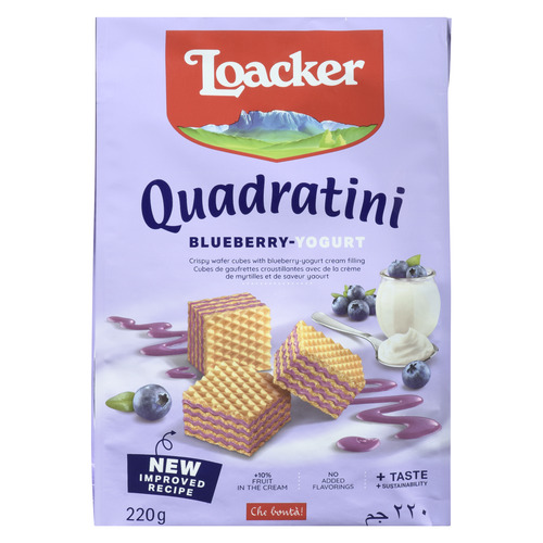 Loacker Quadratin Wafer Raspberry Yogurt
