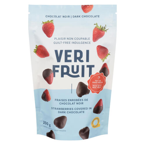Buy Veri Fruit Black Chocolate Strawberries 200 g (frozen) | IGA