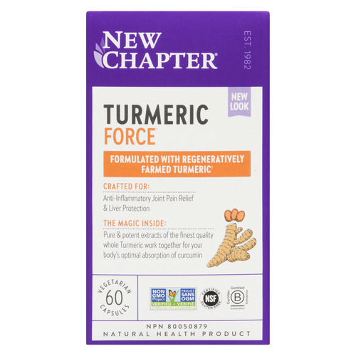 Buy New Chapter Turmeric Force Vegetarian Capsules 60 Count | Sobeys Inc.