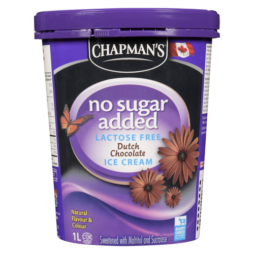 Buy Chapman's No Sugar Added Ice Cream Chocolate 1 L | Foodland