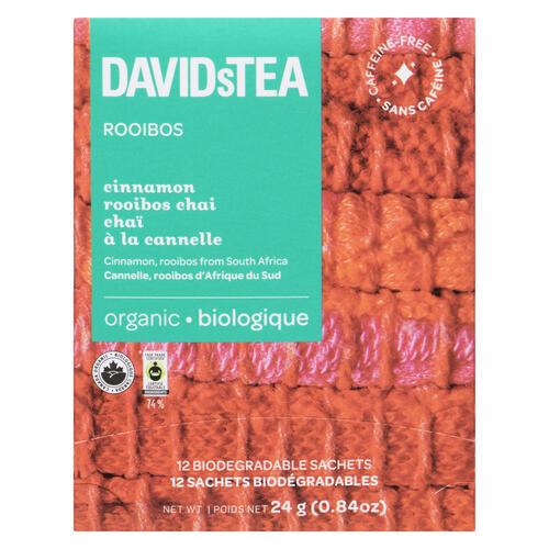 DAVIDsTEA Organic Cinnamon Rooibos Chai