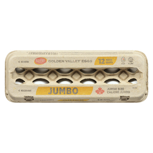Buy Golden Valley Jumbo Eggs 12 EA | Safeway Canada