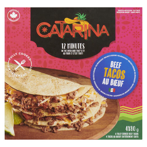 Catarina Frozen Tacos Beef