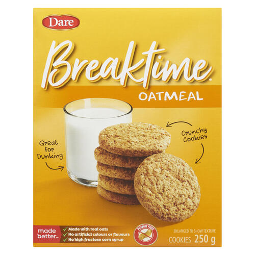 Dare Break Time Peanut-Free Oatmeal Cookies