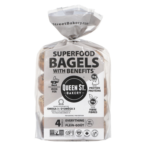 Superfood Frozen Bagels Everything