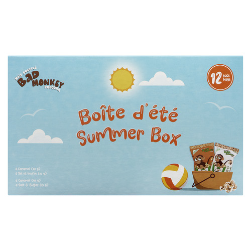 Buy Bad Monkey Popcorn Summer Box Popcorn 330 g | IGA