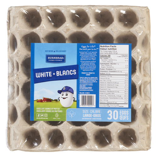 Burnbrae Farms White Eggs Large
