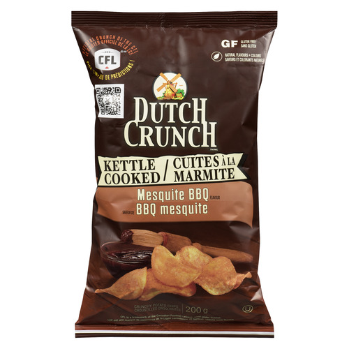 Old Dutch Crunch Gluten-Free Kettle Cooked Mesquite BBQ 200 g