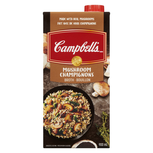 Campbell's Gluten-Free Broth Mushroom 900 ml