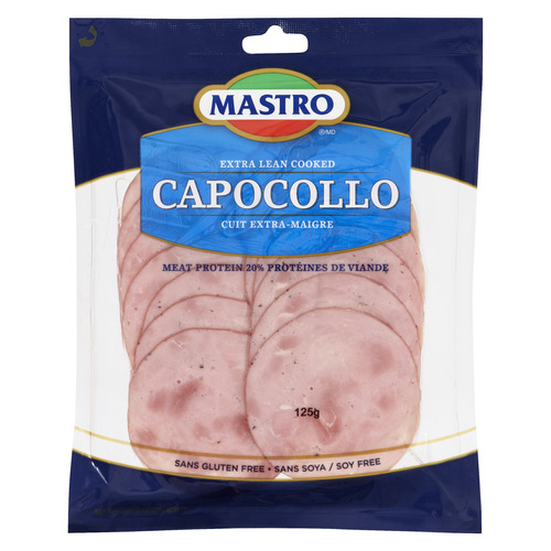 Mastro Extra Lean Cooked Capocollo Sliced Meat