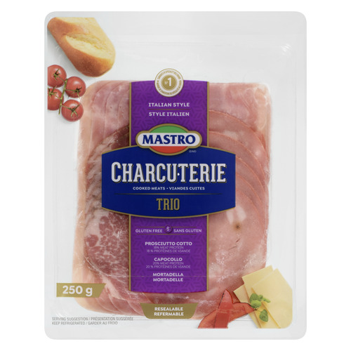 Buy Mastro San Daniele Charcuterie Trio Cooked Italian Meats 250 g