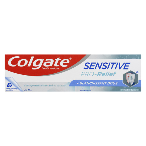 Achetez Colgate Sensitive Pro-Relief Dentifrice blanchissant 75 ml | IGA