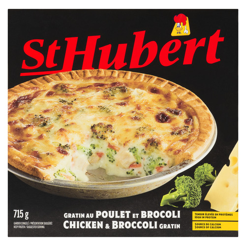 St-Hubert Frozen Chicken And Broccoli Gratin