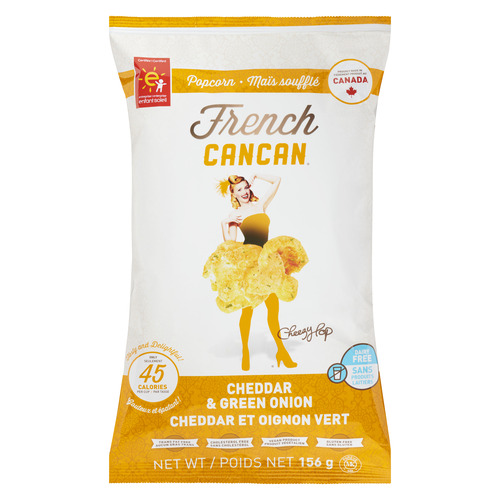 ♡cancan♡ Buy French Cancan Popcorn Cheesy Pop Cheddar & Green Onion 156 g | IGA
