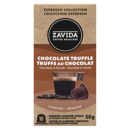 Zavida Coffee Pod Espresso Collection Chocolate Truffle