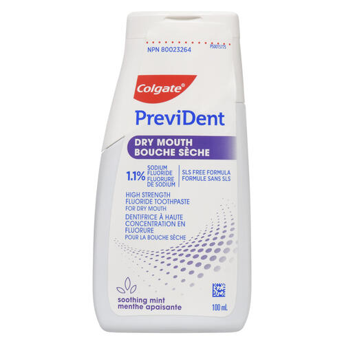 Buy Colgate Prevident Toothpaste For Dry Mouth Soothing Mint 100 ml ...
