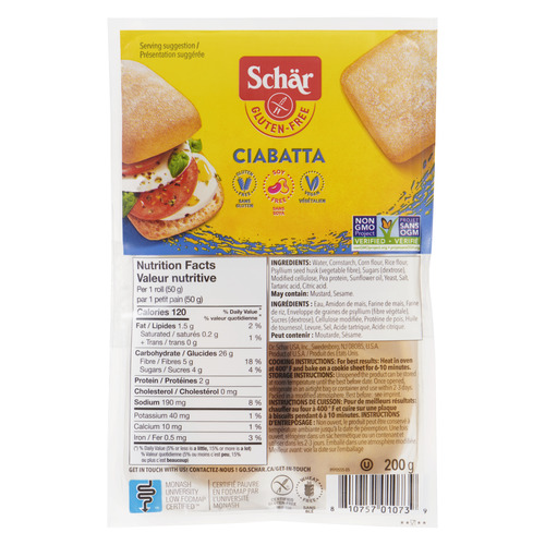 Schär Gluten-Free Ciabatta