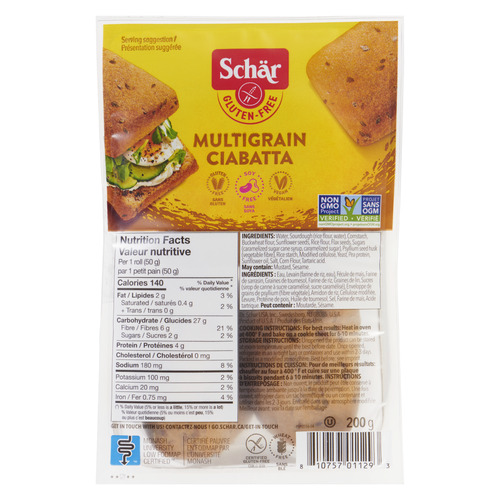 Schär Gluten-Free Ciabatta