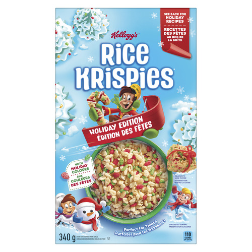Kelloggs Oven-Toasted Rice Grain Cereal Holiday Edition