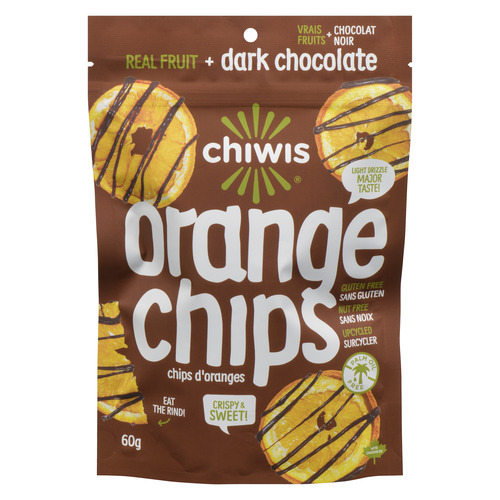 Buy Chiwis Orange Chips Real Fruit + Dark Chocolate 60 g | Safeway