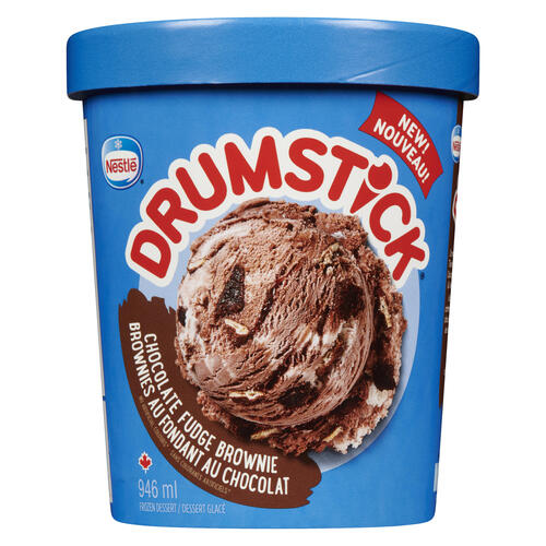 Drumstick Ice Cream Chocolate Fudge Brownie