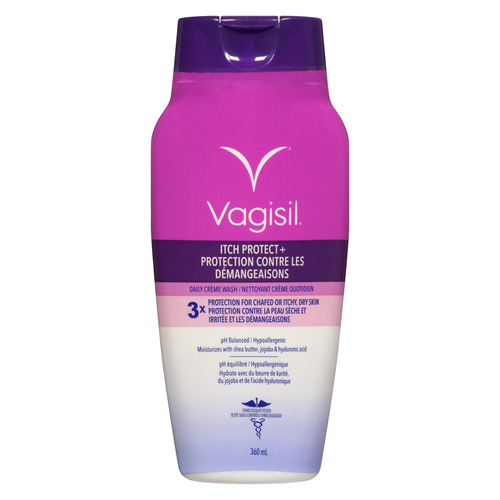Buy Vagisil Daily Crème Feminine Wash Itch Protect+ 360 ml