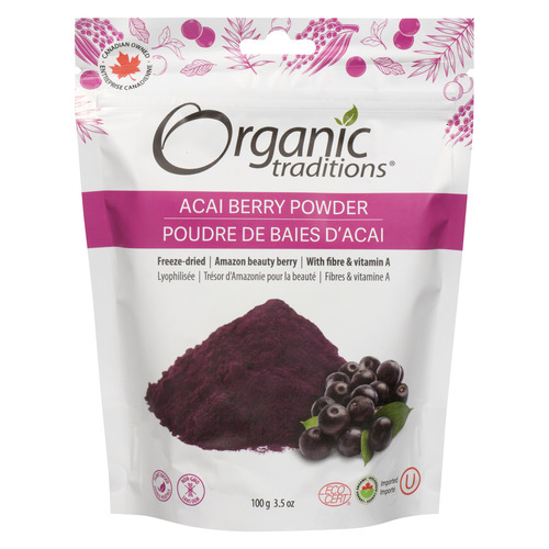 Buy Organic Traditions Organic Acai Powder 100 g | Sobeys Inc.