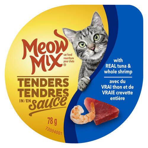 Buy Meow Mix Wet Cat Food Tenders In Sauce With Real Tuna Whole
