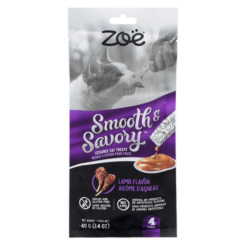 Zoe Smooth & Savory Lickable Cat Treats Lamb Flavor