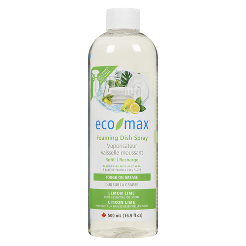 Eco-Max Foaming Dish Spray Refill Lemon Lime
