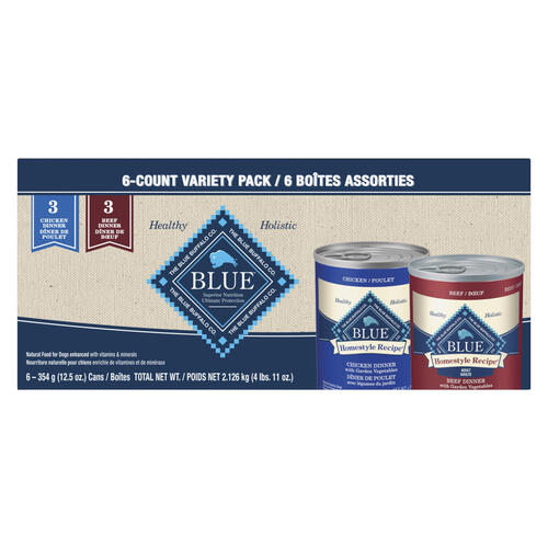 Blue Buffalo Adult Wet Dog Food Homestyle Recipe