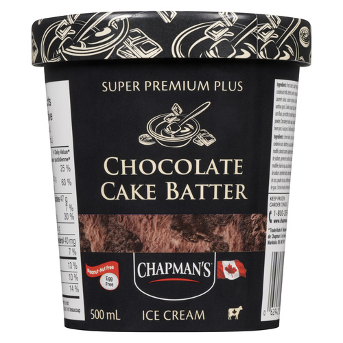 Buy Chapman's Super Premium Plus Ice Cream Chocolate Cake Batter