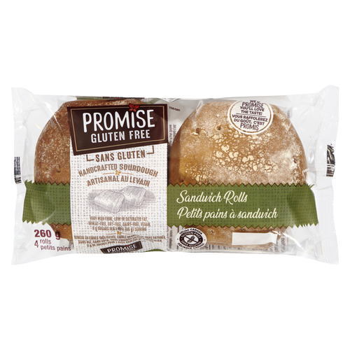 Promise Gluten-Free Sandwich Rolls Handcrafted Sourdough