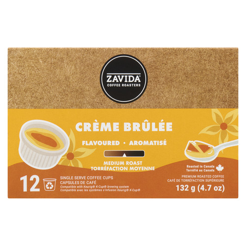 Zavida Coffee Pods Medium Roast Crème Brûlée