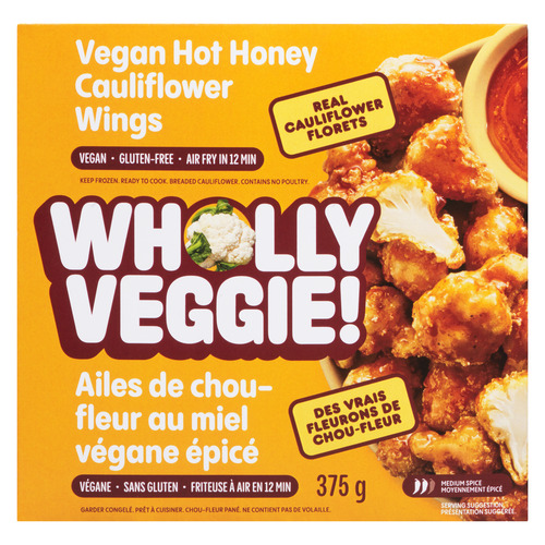 Buy Wholly Veggie Vegan Plant Based Gluten-Free Frozen Cauliflower