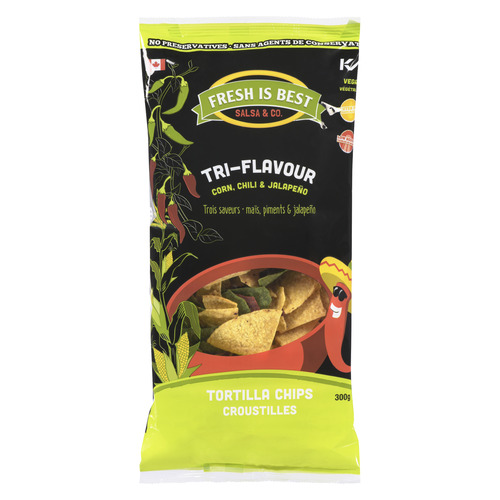 Fresh Is Best Tortilla Chips Tri-Flavor
