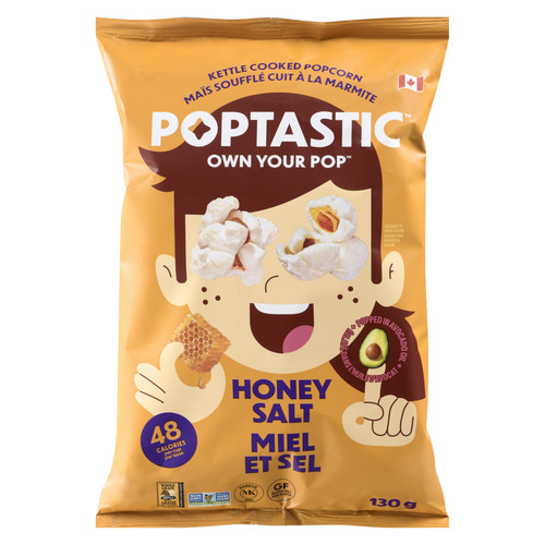 Poptastic Kettle Popped Popcorn Honey Salt