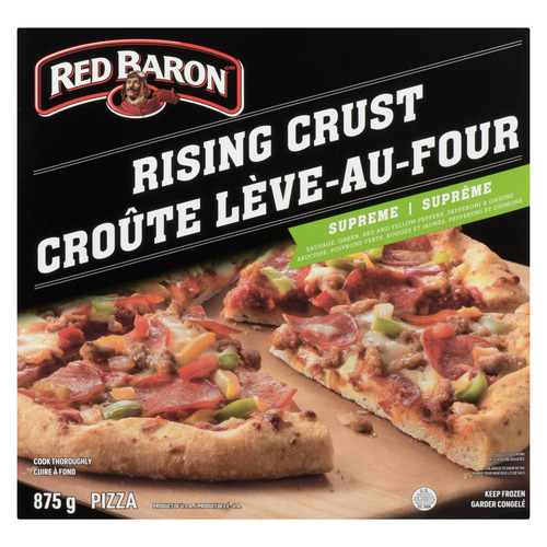 Red Baron Rising Crust Supreme Frozen Pizza