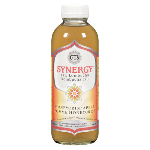 GT's Kombucha Synergy Raw Kombucha Honeycrisp Apple