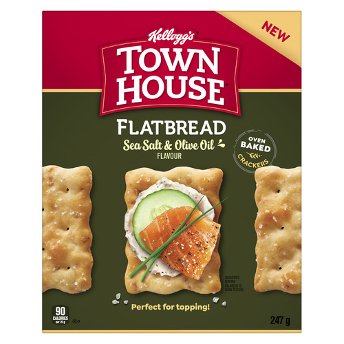 Town House Flatbread Sea Salt & Olive Oil Crackers