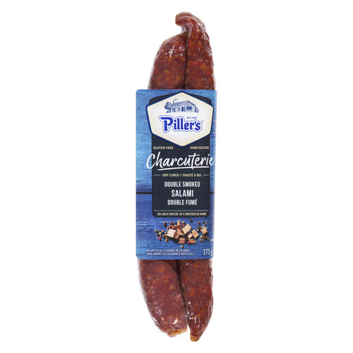 Piller's Charcuterie Salami Double Smoked Dry Cured