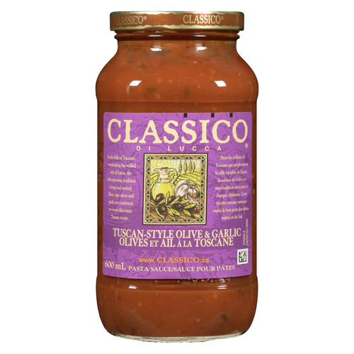 Classico Pasta Sauce Tuscan-Style Olive & Garlic 600 ml