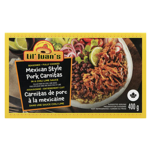 Lil' Juan's Pork Carnitas Mexican Style In Chili Lime Sauce