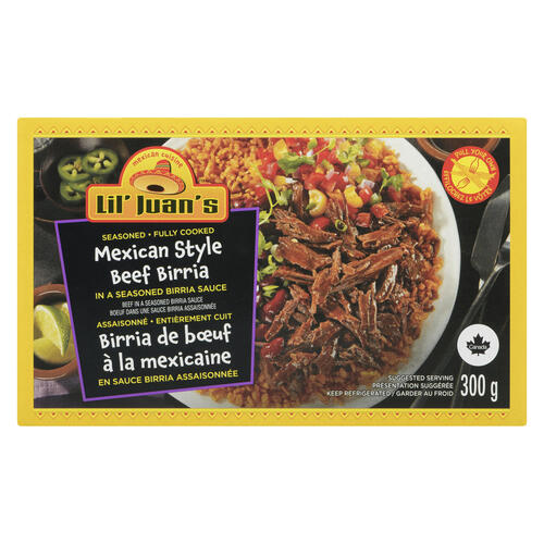 Lil' Juan's Beef Birria Mexican Style In Seasoned Birria Sauce