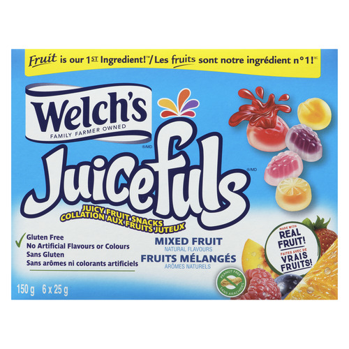 Buy Welch's Juicefuls Juicy Fruit Snacks Mixed Fruit 6 x 25 g