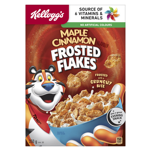 Frosted Flakes Cereal Maple Cinnamon