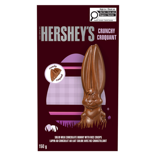 Hershey's Crunchy Solid Milk Chocolate Bunny