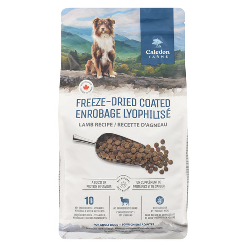 Caledon Farms All Natural Food For Dogs Freeze-Dried Coated Chicken Recipe